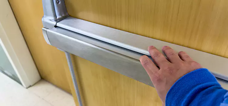 Installing a Push Bar on a Door Greenacres